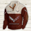Sweat-shirt pour homme sans capuche Corvette C7