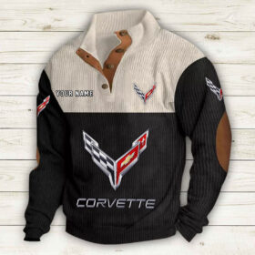 Sweat-shirt pour homme sans capuche Corvette C8