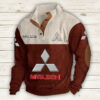 Sweat-shirt pour homme sans capuche Mitsubishi