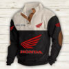 Sweat-shirt pour homme sans capuche Honda Motorcycle