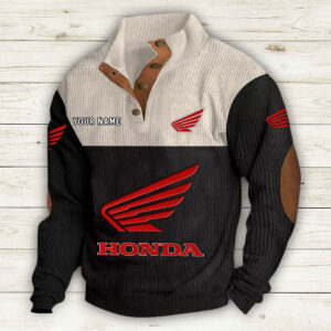 Sweat-shirt pour homme sans capuche Honda Motorcycle