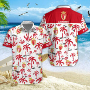 Chemise hawaïenne AS Monaco