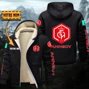 Veste à capuche doublée FC Annecy