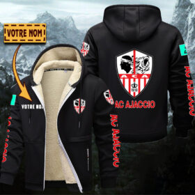 Veste à capuche doublée AC Ajaccio