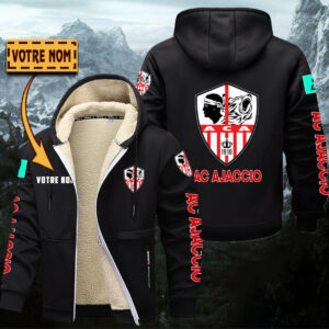 Veste à capuche doublée AC Ajaccio