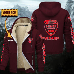 Veste à capuche doublée Nîmes Olympique