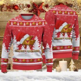 Pull de Noël moche Massey Ferguson – Ugly Christmas Sweater