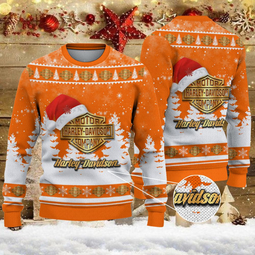 Pull de Noël moche Harley-Davidson - Ugly Christmas Sweater