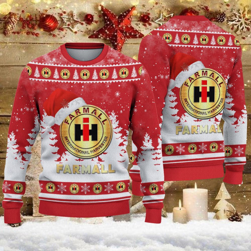Pull de Noël moche Farmall - Ugly Christmas Sweater