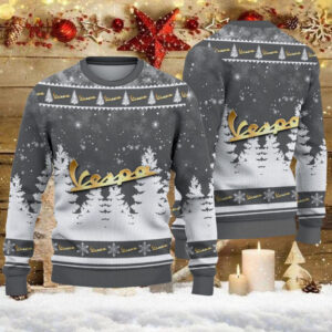 Pull de Noël moche Vespa - Ugly Christmas Sweater