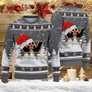 Pull de Noël moche Western Star - Ugly Christmas Sweater
