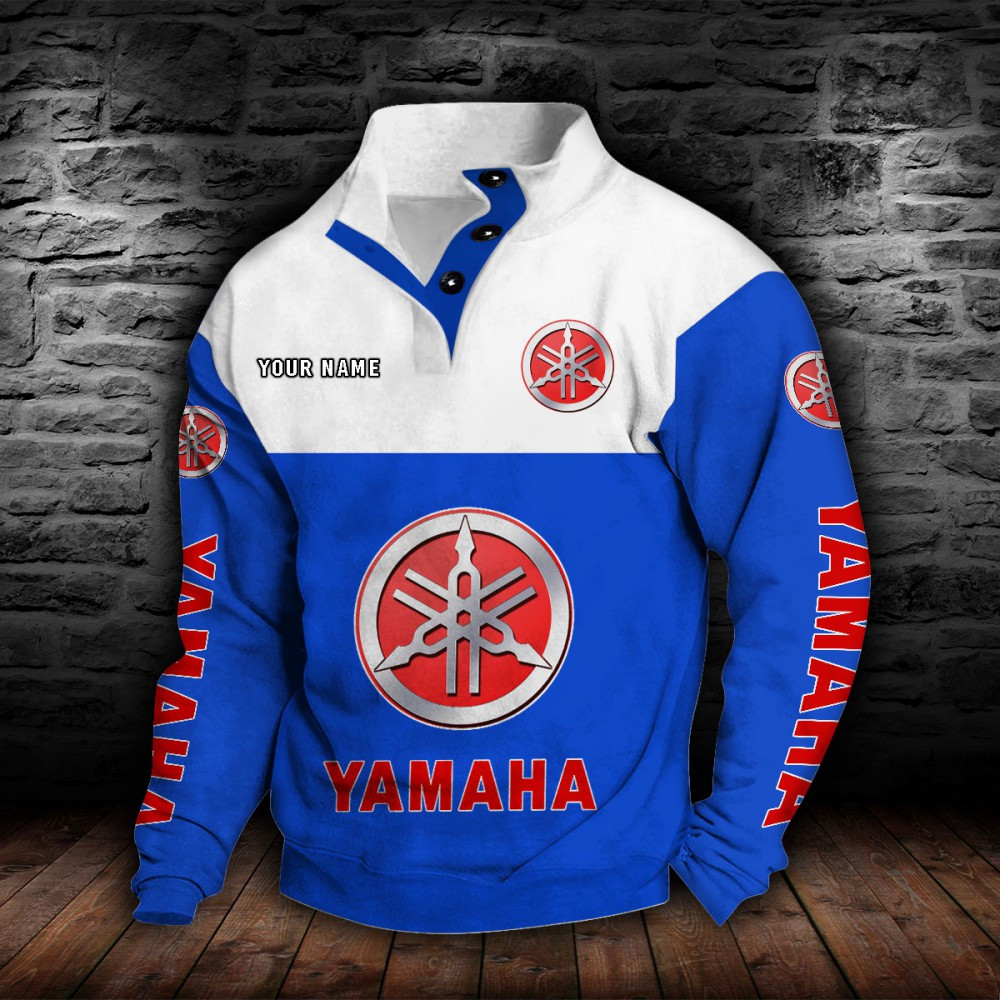Sweat-shirt à col boutonné Yamaha – Image 3