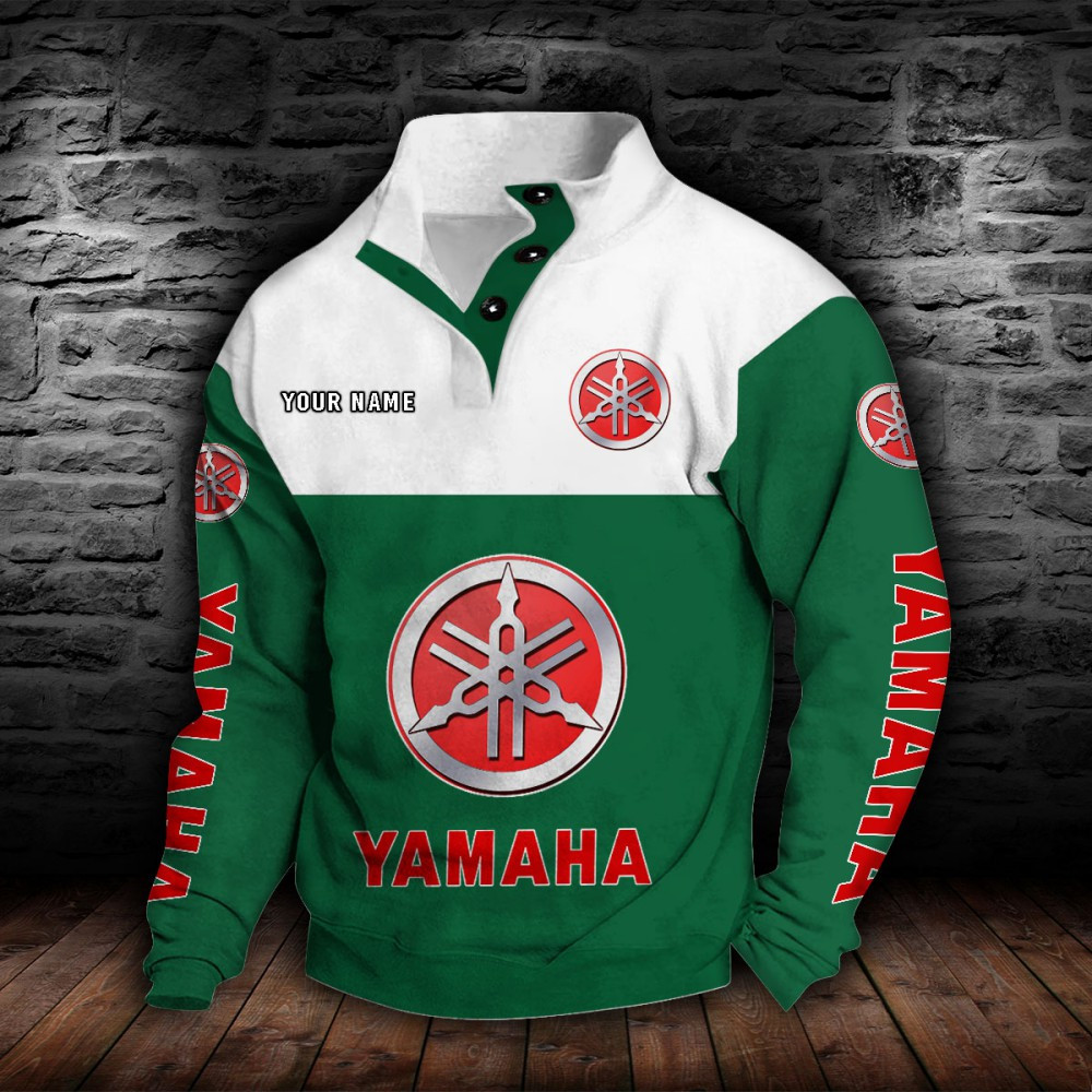 Sweat-shirt à col boutonné Yamaha – Image 4