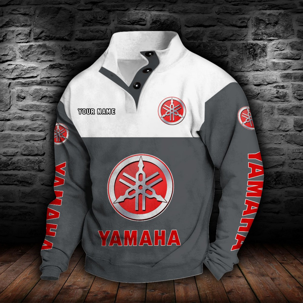 Sweat-shirt à col boutonné Yamaha – Image 5