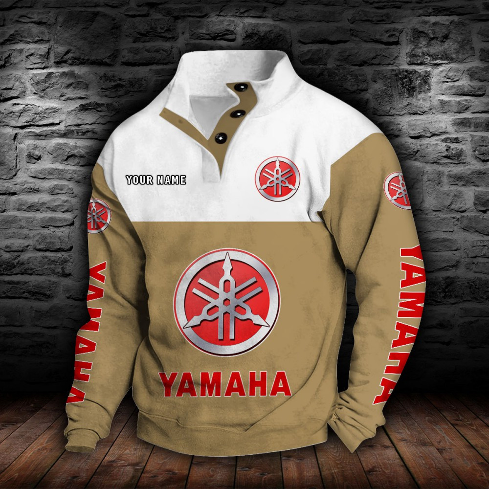Sweat-shirt à col boutonné Yamaha – Image 6