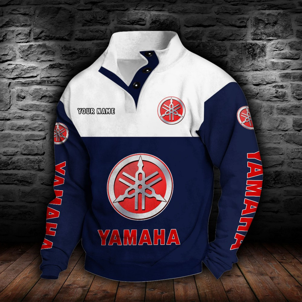 Sweat-shirt à col boutonné Yamaha – Image 7
