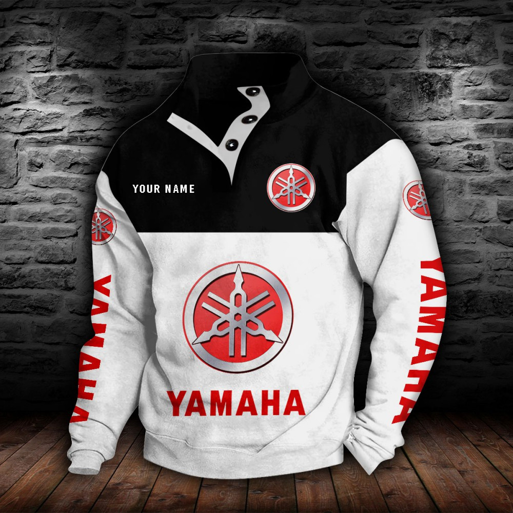 Sweat-shirt à col boutonné Yamaha – Image 8