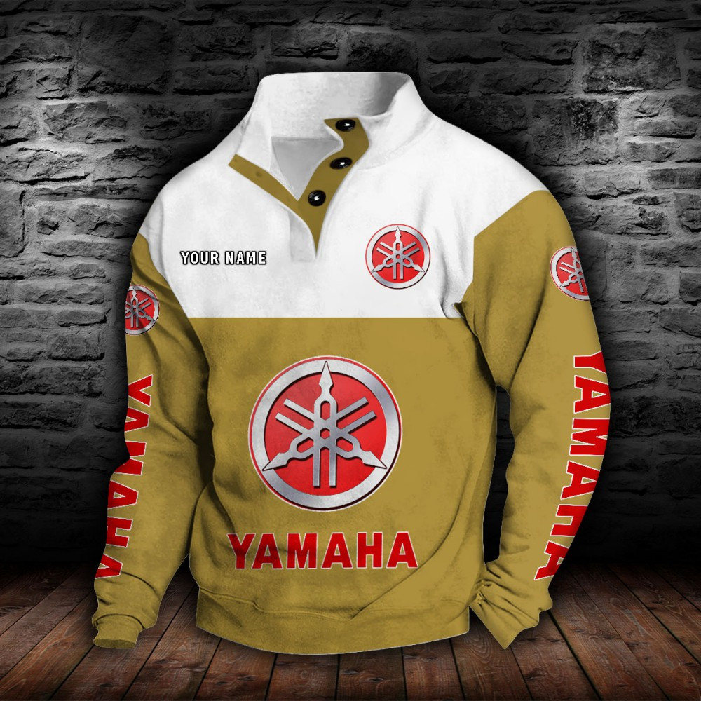 Sweat-shirt à col boutonné Yamaha – Image 9