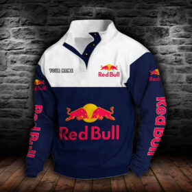 Sweat-shirt à col boutonné Red Bull