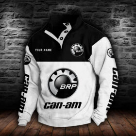Sweat-shirt à col boutonné BRP Can-am