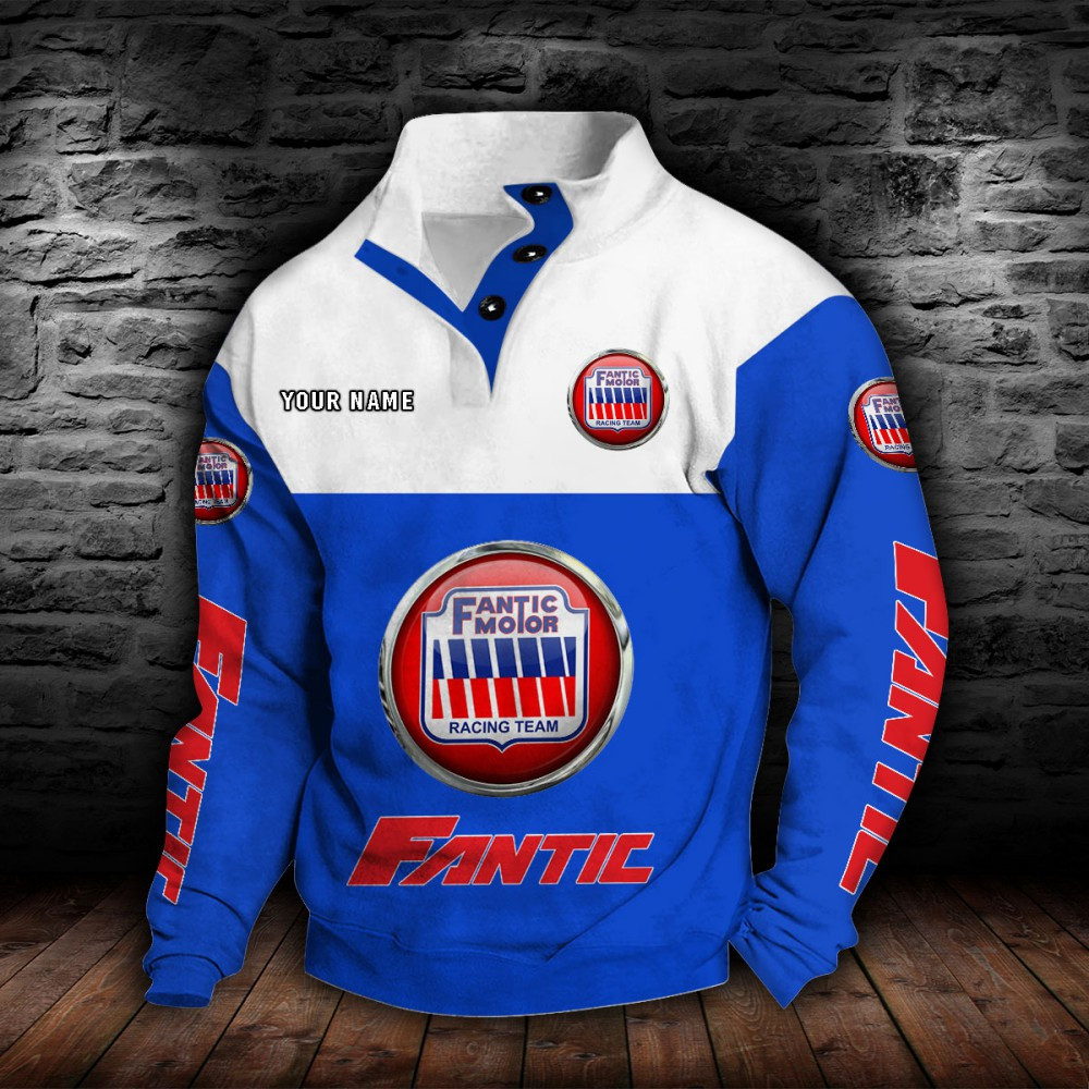 Sweat-shirt à col boutonné Fantic Motorcycles – Image 3