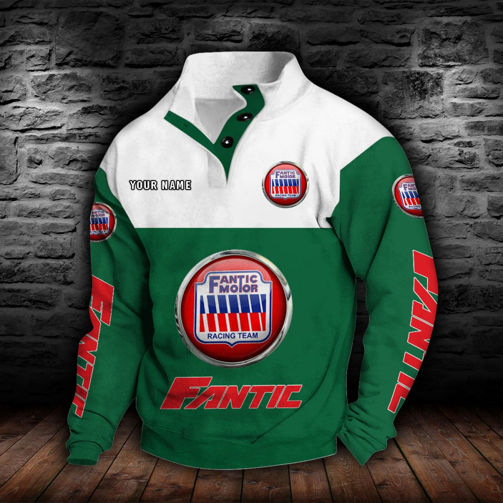 Sweat-shirt à col boutonné Fantic Motorcycles – Image 4