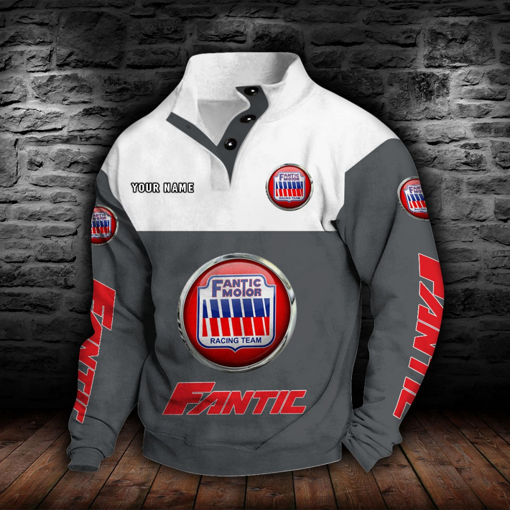 Sweat-shirt à col boutonné Fantic Motorcycles – Image 5