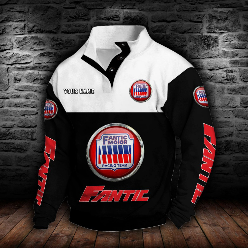 Sweat-shirt à col boutonné Fantic Motorcycles – Image 2