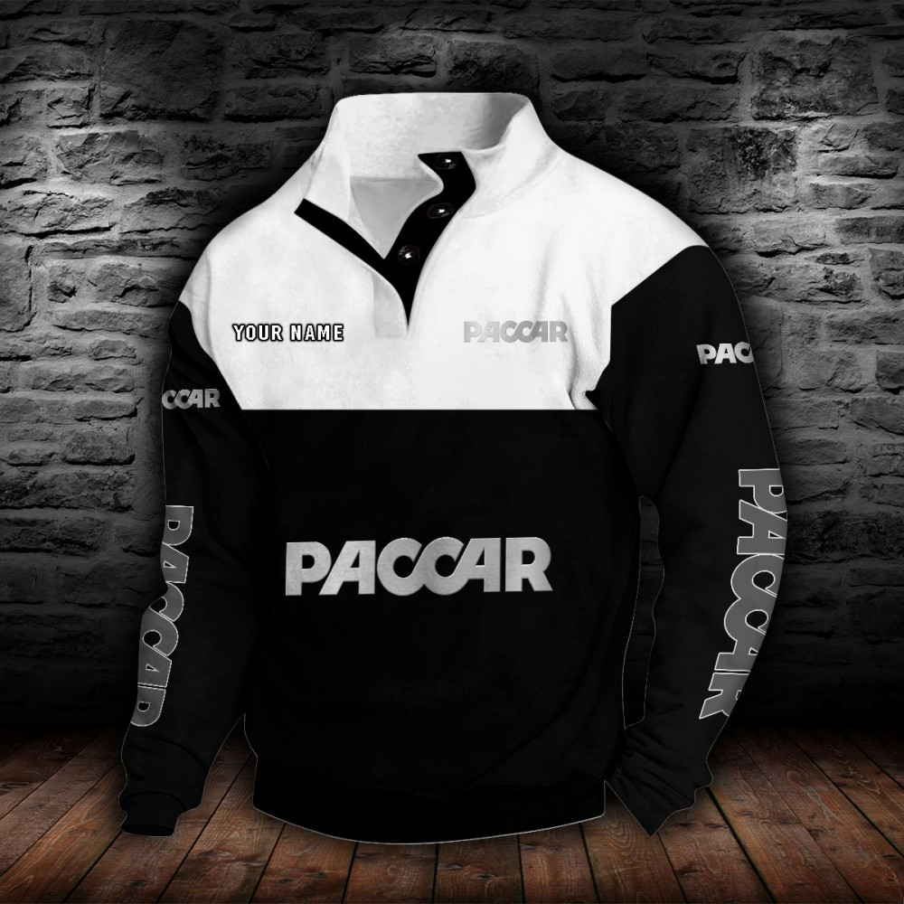 Sweat-shirt à col boutonné Paccar – Image 2