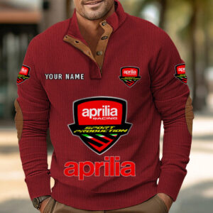 Sweat-shirt pour homme sans capuche Aprilia