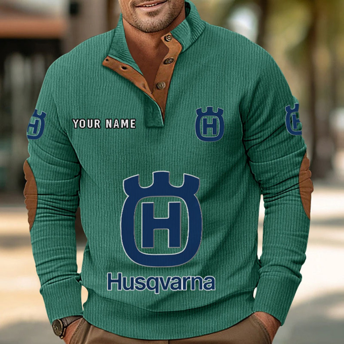Sweat-shirt pour homme sans capuche Husqvarna Motorcycles – Image 10