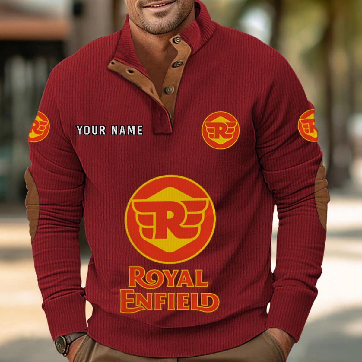 Sweat-shirt pour homme sans capuche Royal Enfield – Image 4