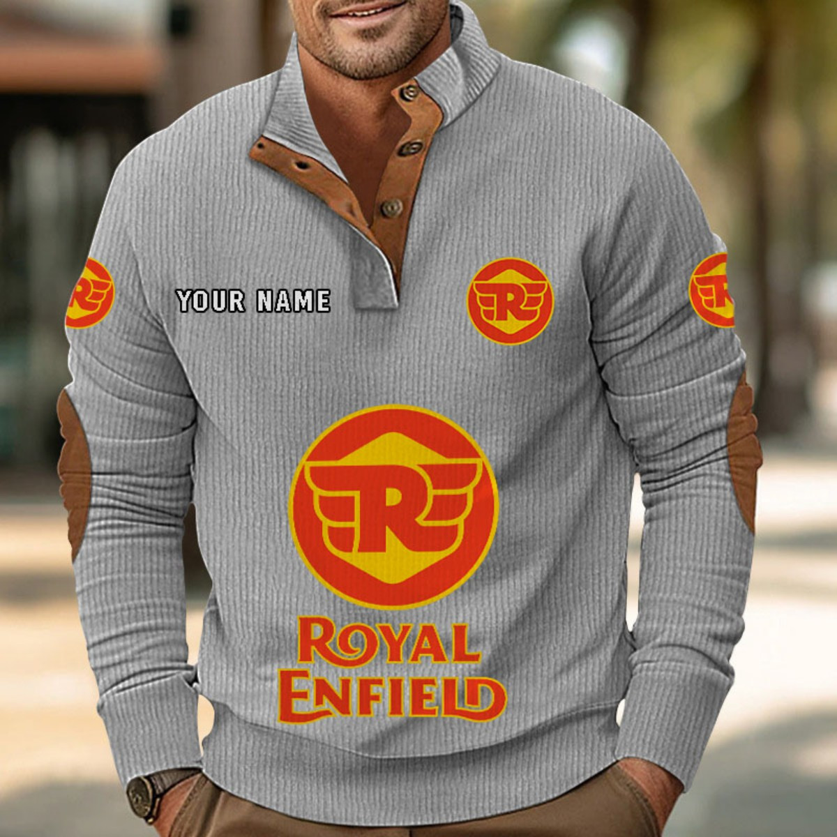 Sweat-shirt pour homme sans capuche Royal Enfield – Image 6