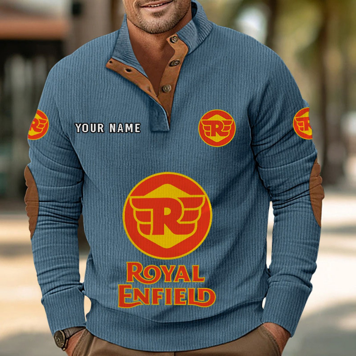 Sweat-shirt pour homme sans capuche Royal Enfield – Image 9