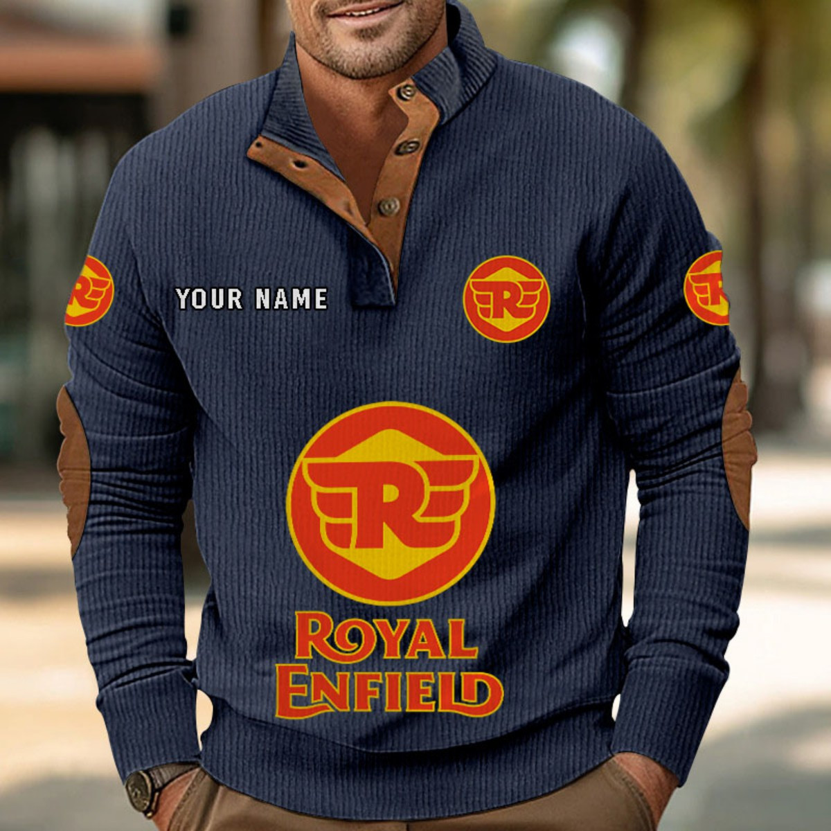 Sweat-shirt pour homme sans capuche Royal Enfield – Image 2