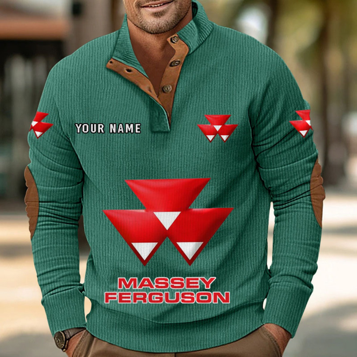 Sweat-shirt pour homme sans capuche Massey Ferguson – Image 10