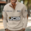 Sweat-shirt pour homme sans capuche JCB Agricultural Tractors