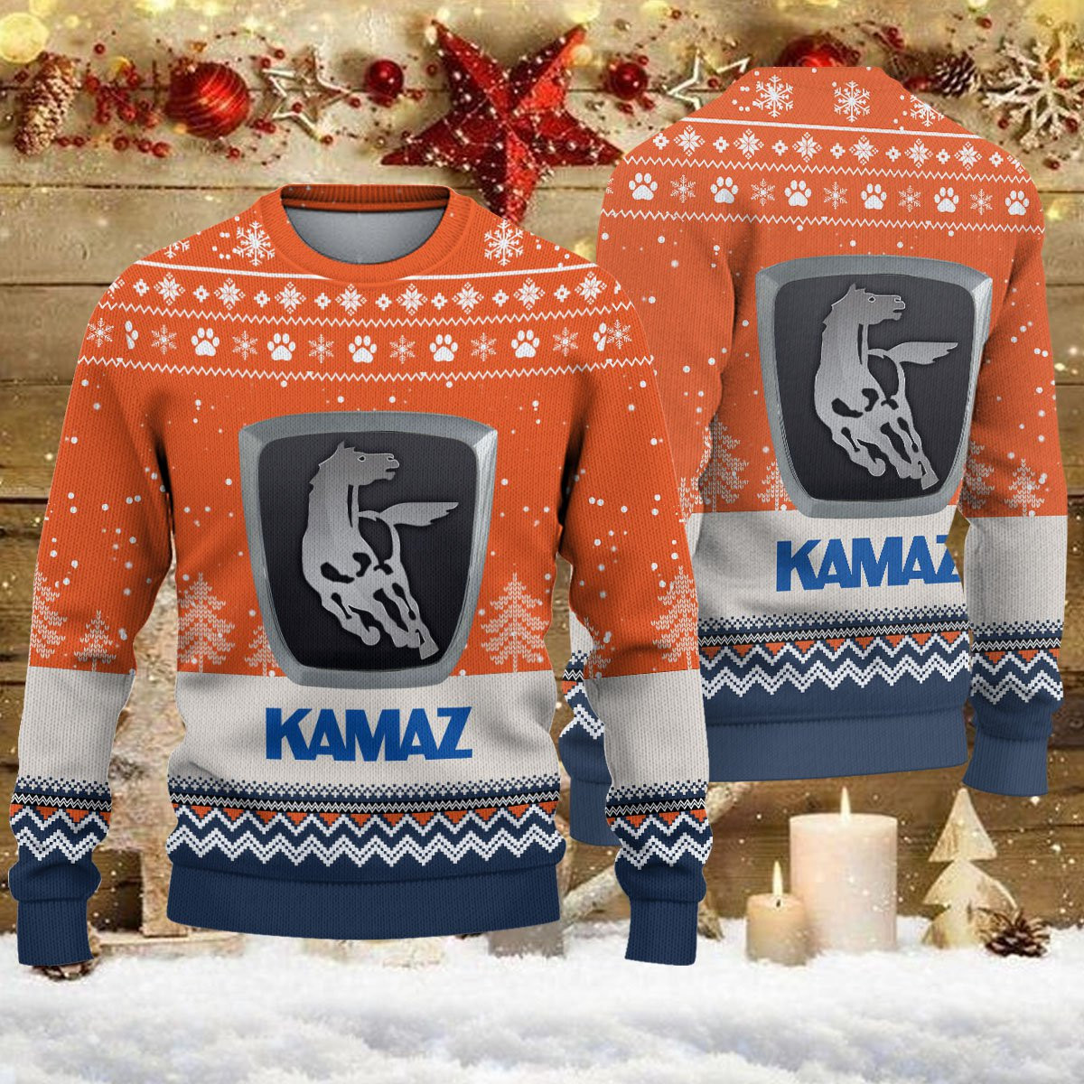 Pull de Noël moche Kamaz - Ugly Christmas Sweater