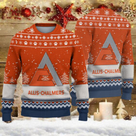 Pull de Noël moche Allis Chalmers – Ugly Christmas Sweater