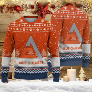 Pull de Noël moche Allis Chalmers - Ugly Christmas Sweater