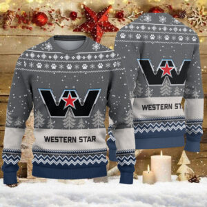 Pull de Noël moche Western Star - Ugly Christmas Sweater