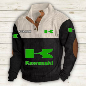 Sweat-shirt pour homme sans capuche Kawasaki