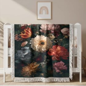 Couverture tissée Jolie abondance de fleurs