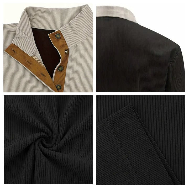 Sweat-shirt pour homme sans capuche – Vue d'ensemble